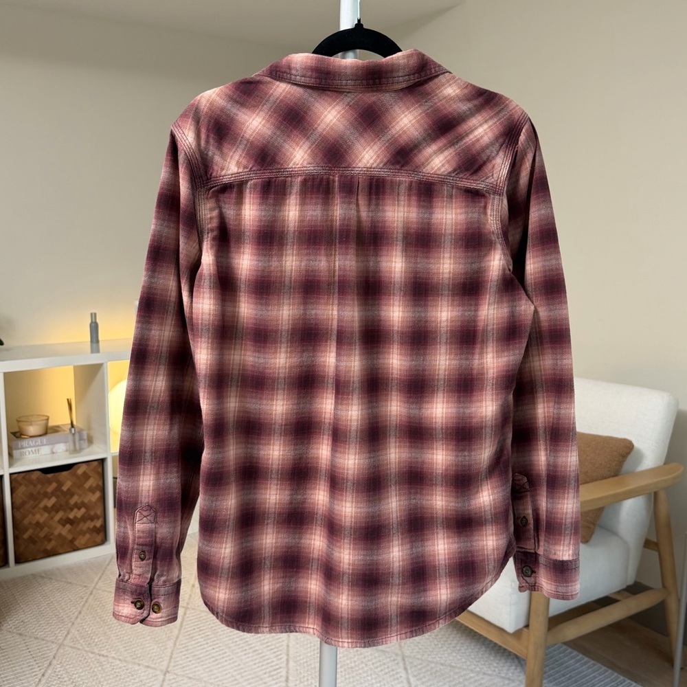 Women’s | Carhartt Rugged Flex Hamilton Shirt, Red Plaid | Large - Picture 3 of 8